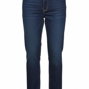 Michael Kors Two-Tone Blue Denim Jeans with Yellow Stitching